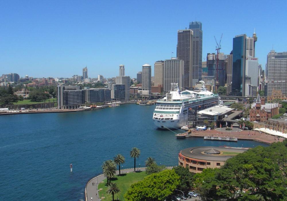 Cruise Ship in Sydney, NSW, Australia