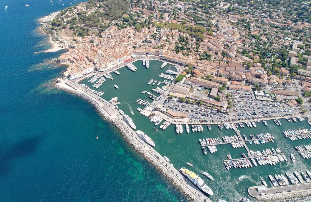 Aerial View of Saint Tropez, France - (Best Luxury Hotels in France)