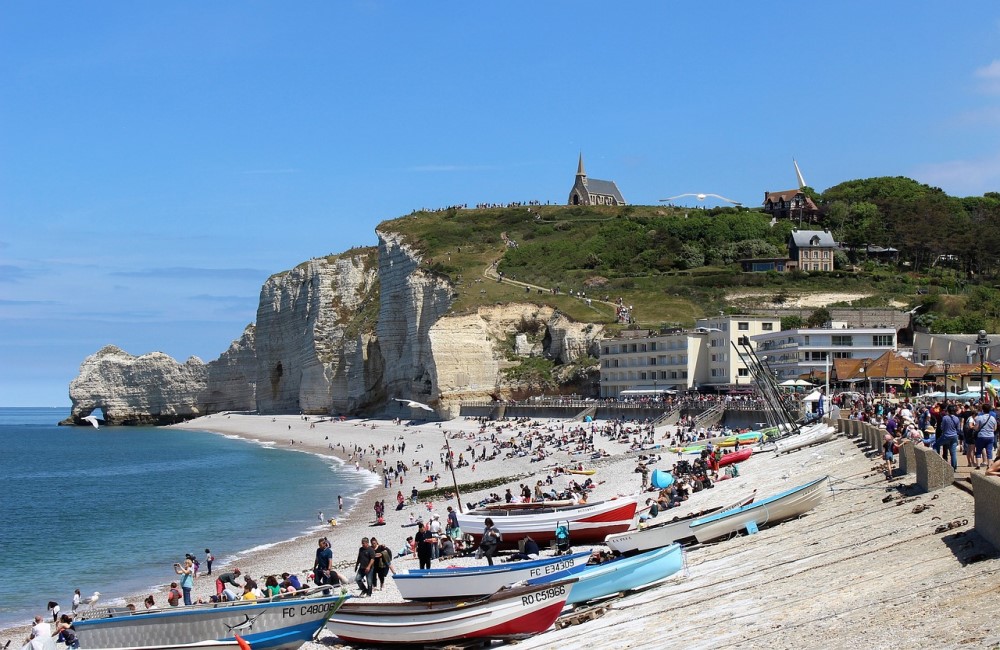Etretat Pebble Beach, Normandy, France - (How to travel France - Best Tips and Guides)
