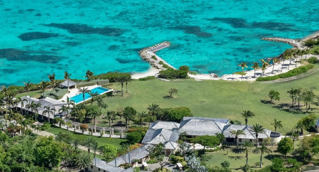 Aerial View of Jumby Bay Island, an Oetker Collection Resort, Antigua - 10 Best Luxury Hotels and Resorts in the Caribbean