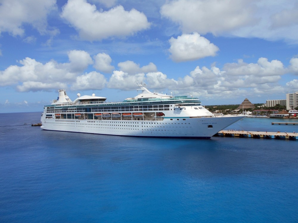 Vision of the Seas Cruise Ship Docks in Cozumel, Mexico - (15 Amazing Cruise Ports in the Caribbean)