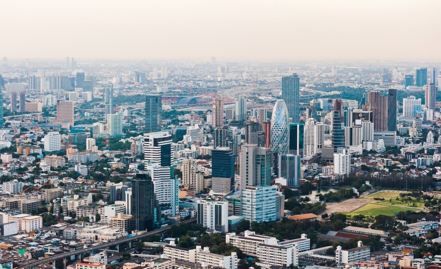 Bangkok Cityscape, Thailand - 10 Best Luxury Cruise Ports and Destinations in Asia